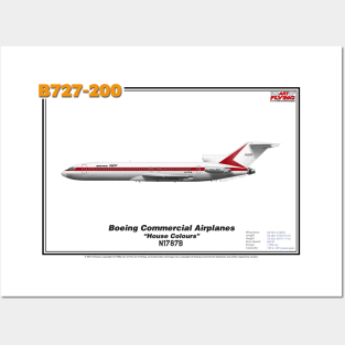 Boeing B727-200 - Boeing "House Colours" (Art Print) Posters and Art